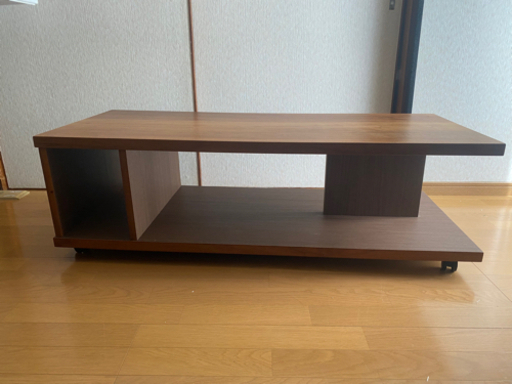 [美品][お買い得！]センターテーブル ローテーブル テレビ台 キャスター付き オシャレ ニトリ 収納 家具