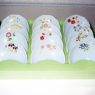 【引取りで500円】たち吉 花ごよみ 皿 12枚 磁器 食器