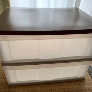 引き出し　中古　プラスチック　二段