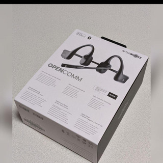 AfterShokz OpenComm 骨伝導ヘッドセット （ブラック） AFT-EP-000028の画像