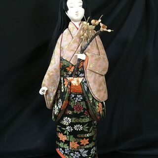 【木目込み人形】立ち姿 美人立像  /  丑 牛 十二支 干支 