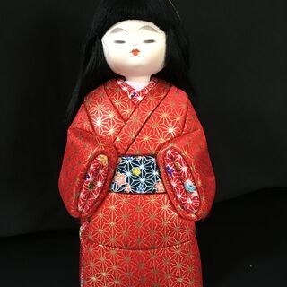 【木目込み人形】無我、童女　童人形の画像
