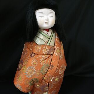 【木目込み人形】無我、童女　童人形の画像