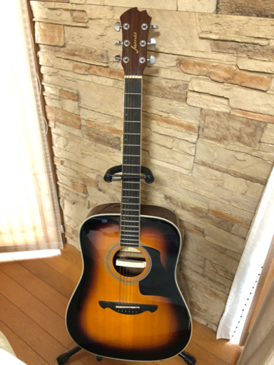 ギター　James ジェームス JD-400 TSB TOP単板 アコースティックギター