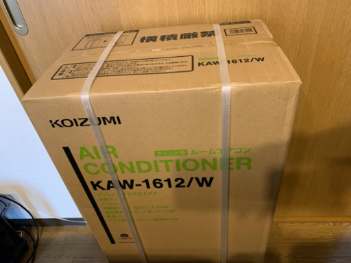 窓用エアコン 新品未開封 KOIZUMI KAW1612/W