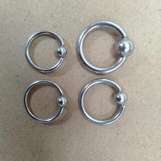CBRピアス 14G.12G.10G.8G 4点