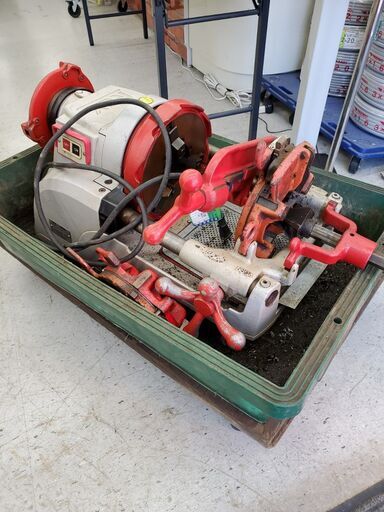 REX S80A ねじ切り機 パイプマシン【リライズ野田愛宕店】【店頭取引限定】【中古】管理番号：ITH6EGH9ITGC