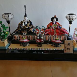 雛人形　親王飾り　雛匠東玉　寿映　美品　1m×55cm