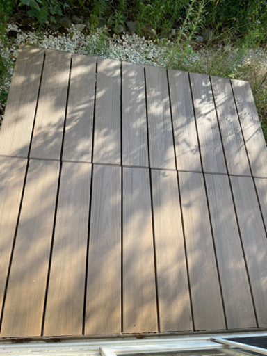 簡易ウッドデッキ2個セット