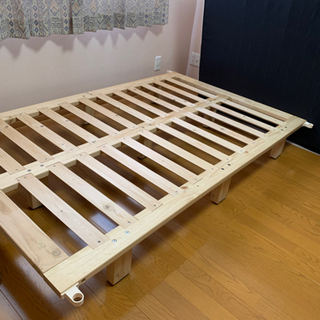 【値段交渉可】すのこベッドフレーム セミダブルの画像