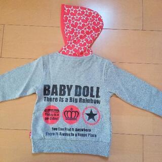 新品　☆切替ジップパーカー110ベビードールBABYDOLLベビドの画像