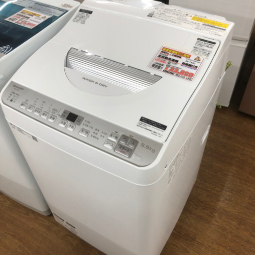 SHARP 全自動洗濯機　19年製　【店頭取引限定】【中古品】早い者勝ち！?足立区近郊のみ配送可能！！ 