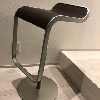 LEM カウンタースツール ウッドシートタイプ ダークウォールナット lapalma