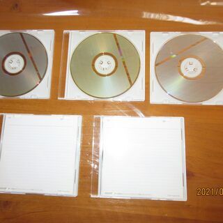 録画用DVD５枚（マクセル）