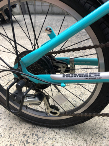 値下げ！ハマー　HUMMER 折りたたみ自転車　中古