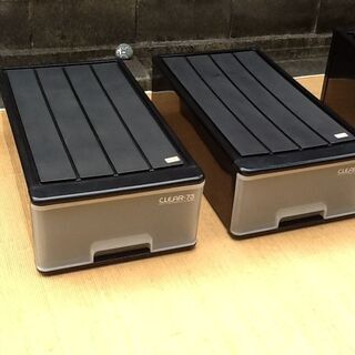 【こちらは2個あり】高さ22㎝ 引出し式収納ケース 中古リユース品
