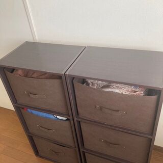 ３段ラック、２セット収納BOXもつけます！✨引越しのため家具/家電大量処分✨　の画像