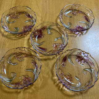 ガラス皿5枚セット