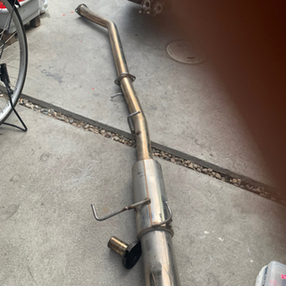 s15 砲弾マフラー延長加工 サイレンサー付き　s14