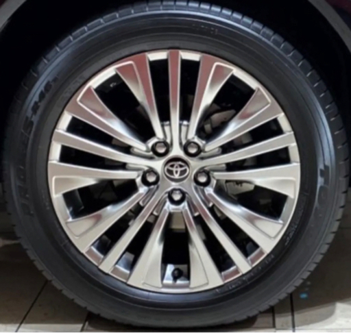 80系ハリアーＺグレード純正19インチホイールタイヤ4本セット