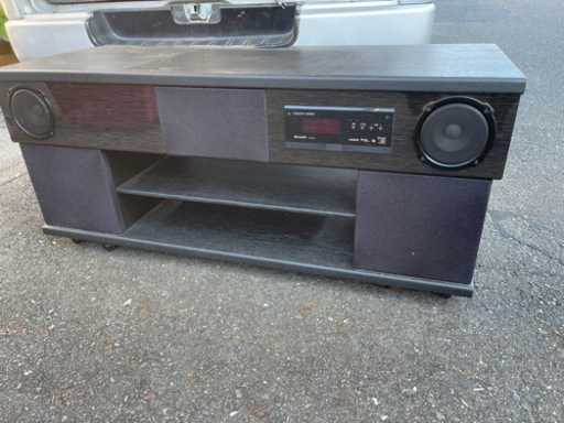 アンプスピーカー付きのテレビ台1000円