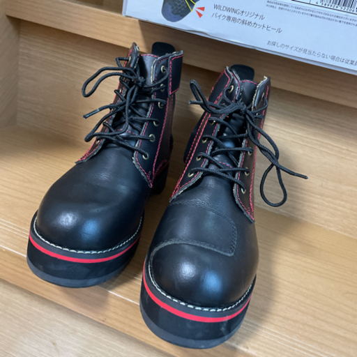 【ほぼ未使用】ライディングブーツ　ワイルドウィング　24.5cm