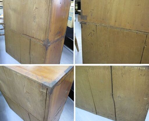 米沢箪笥 和箪笥 時代箪笥 古箪笥 古鉄金具 古民家 菊唐草文様 カフェ 店舗什器 抽斗 レトロ 札幌市手稲区