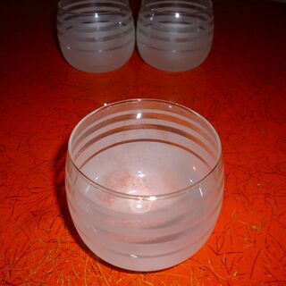 《たち吉》【未使用】冷茶グラス3個セット差し上げます