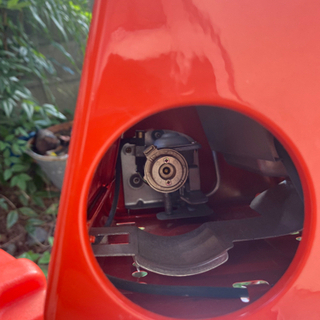 カセットボンベストーブ　キャンプ道具の画像