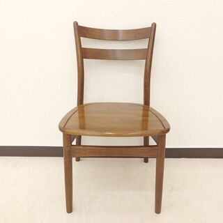 千歳市/恵庭市 日進木工 Laholm チェア 2脚セット オーク材 飛騨家具 ダイニングチェアの画像