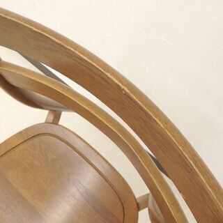 千歳市/恵庭市 日進木工 Laholm チェア 2脚セット オーク材 飛騨家具 ダイニングチェアの画像