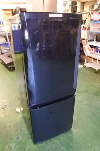 三菱 15年式 MR-P15Z-B 146L 冷蔵庫 黒 エリア格安配達 単身サイズ 9*20