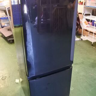 三菱 15年式 MR-P15Z-B 146L 冷蔵庫 黒 エリア...