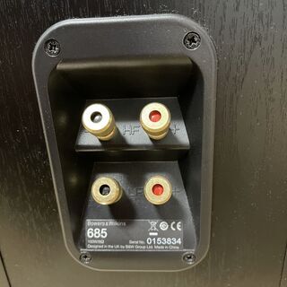 B&W 685 ペア スピーカー 連番 B&W/Bowers&Wilkins 685 ペア シリアル連番