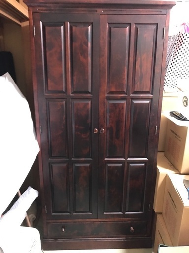 洋服ダンス(旭川民芸家具) 美品