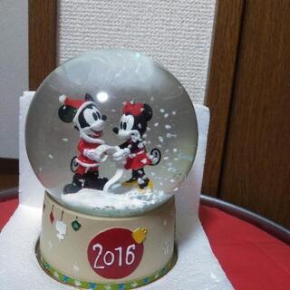 ディズニー　ミッキー&ミニー　スノードームの画像