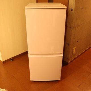 シャープ 137L 2ドア冷蔵庫 ピンク　SHARP SJ-14X-P
