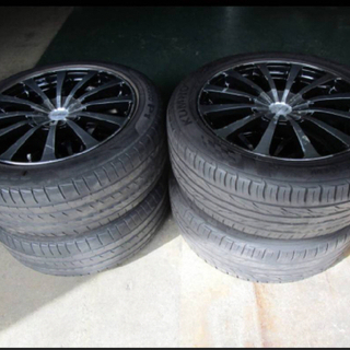 中古アルミ・タイヤ EURO SPEED 18×8J+38 114.3/5H ピレリ チンチュラートP1/クムホ ECSTA PS31 235/50R18 4本