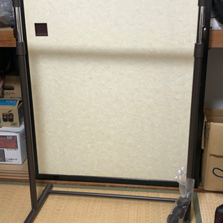 【美品】伸縮型ハンガーラック(キャスター新品)
