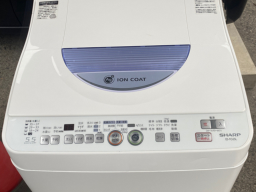【お値下げ】冬に便利な乾燥機能付　SHARP 洗濯乾燥機　5.5K
