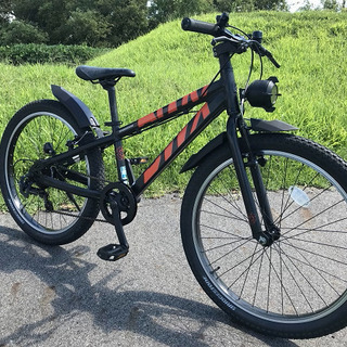 【☆美品☆】ジュニア向け自転車２４インチ　/　BWX - ブリヂストン【整備済み】の画像