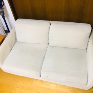 無印良品の2人掛けソファーの画像