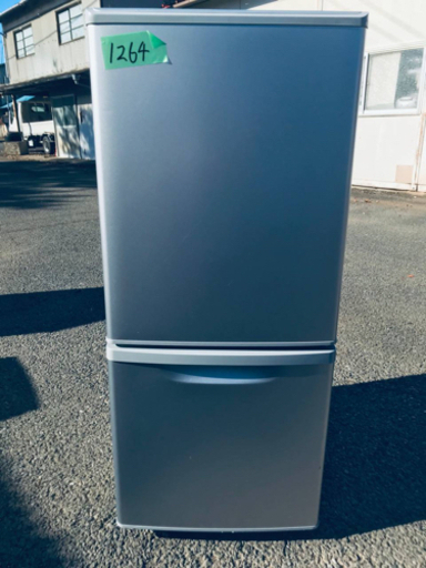 1264番 Panasonic✨ノンフロン冷凍冷蔵庫✨NR-B144W-S‼️