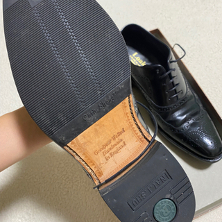 値下げ！LOAKE(英国王室御用達) メンズ革靴　約25.0cmの画像