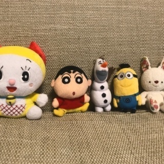ぬいぐるみ色々　ドラミちゃん　クレヨンしんちゃん　オラフ　ミニオ...