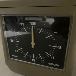 打刻機　タイムカードの画像