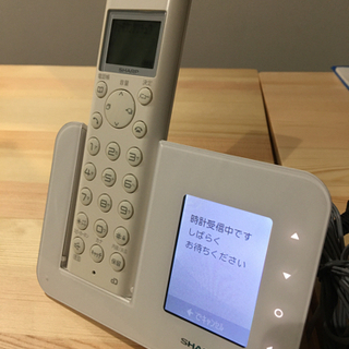コードレス電話　シャープ　JD-3C1CW-W