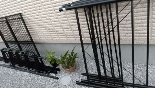 ●美品●ニトリのパイプベッド(ロフトベッド)●シングル●黒●ブラック●