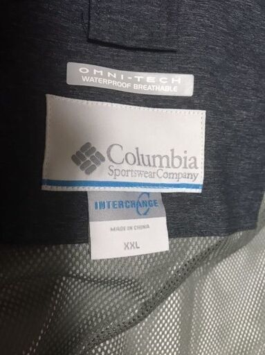 【身幅:６６cm】ウォータープルーフ ジャケット メンズ xxl【Columbia】