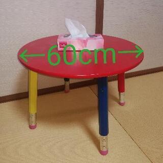 ちゃぶ台 丸テーブル 机の画像